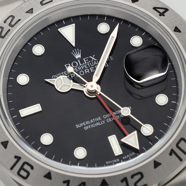 Rolex Explorer 2 16570 Black Swiss Made Dial with Papers 