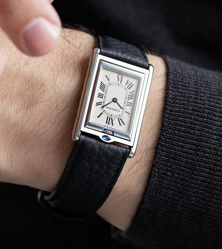 Cartier tank best sale strap size