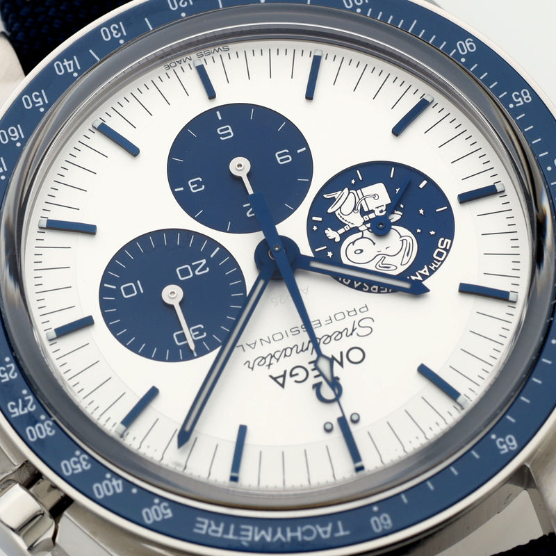 Omega Speedmaster Silver Snoopy 50th Anniversary Full Set New Bulang And Sons 