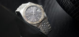 Rolex Datejust Turn-O-Graph 1625 Grey Dial White Gold Bezel