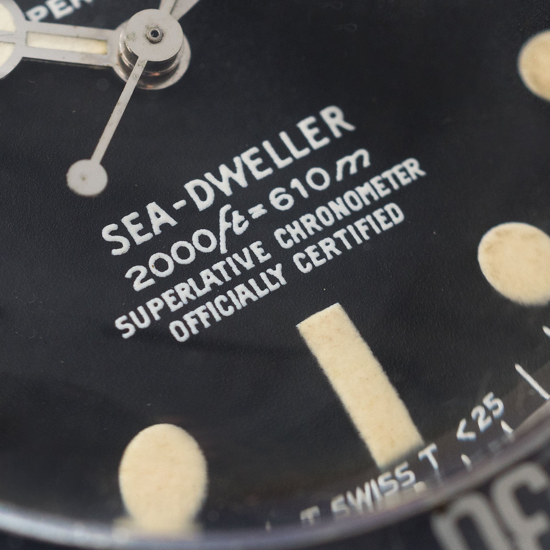Rolex Seadweller 1665 Rail Dial Faded Bezel Incredible Case