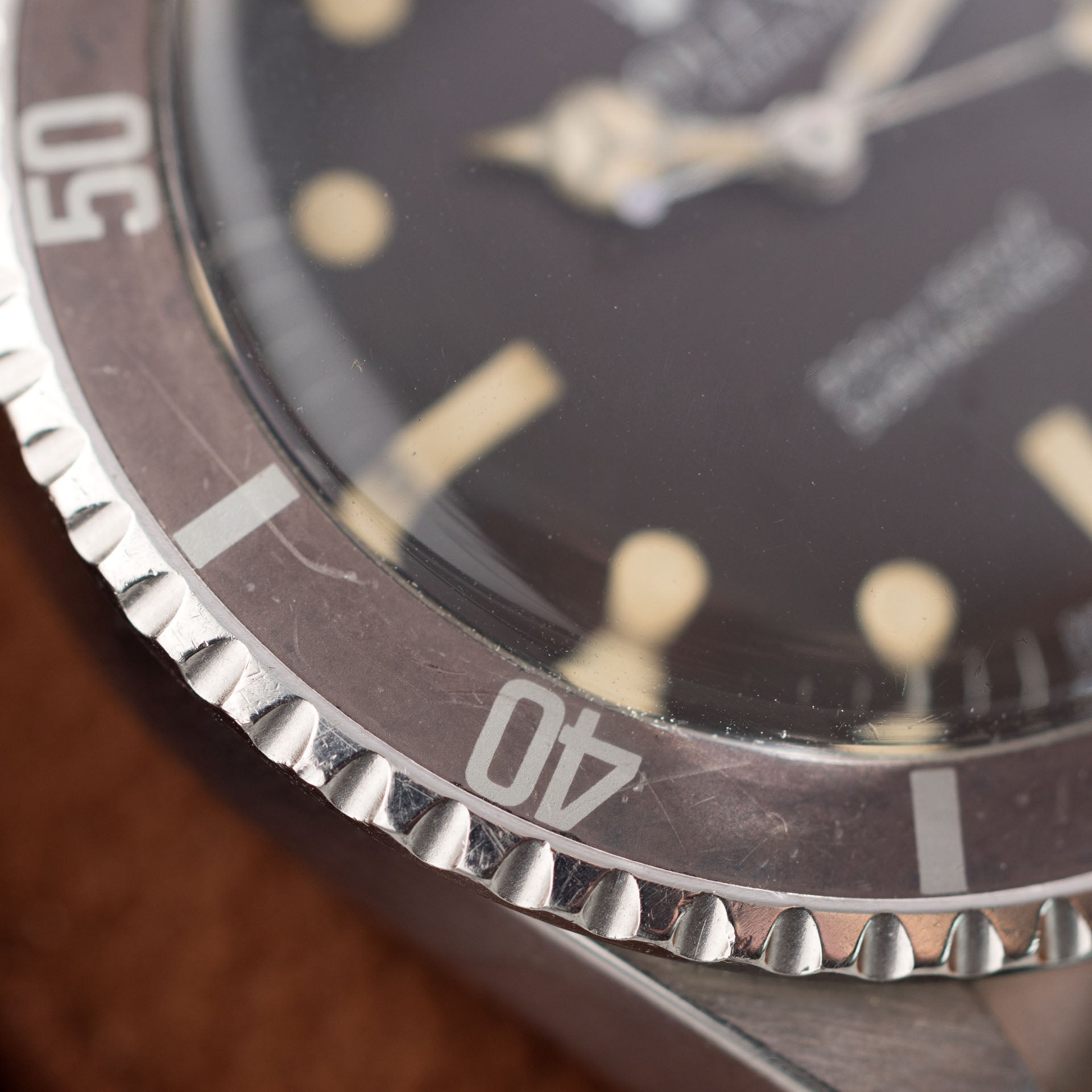 Rolex Submariner 5513 Tropical Meters First Dial with Papers