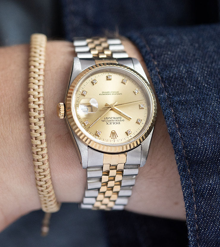 Rolex oyster 2025 perpetual diamond dial