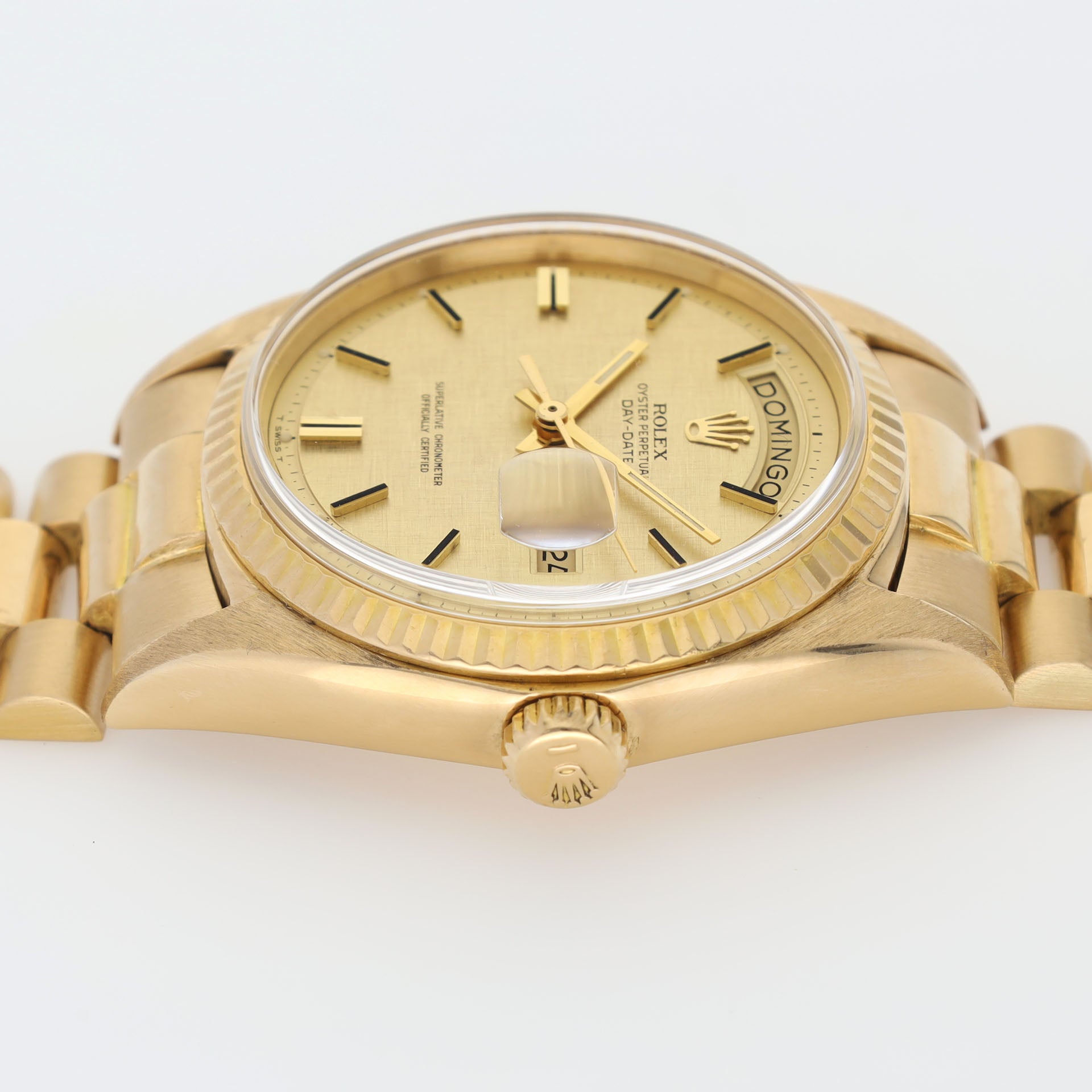 Rolex Day-Date 1803 Yellow Gold Linen Dial