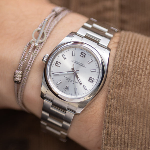 Rolex Oyster Perpetual 114200 Silver Explorer Dial