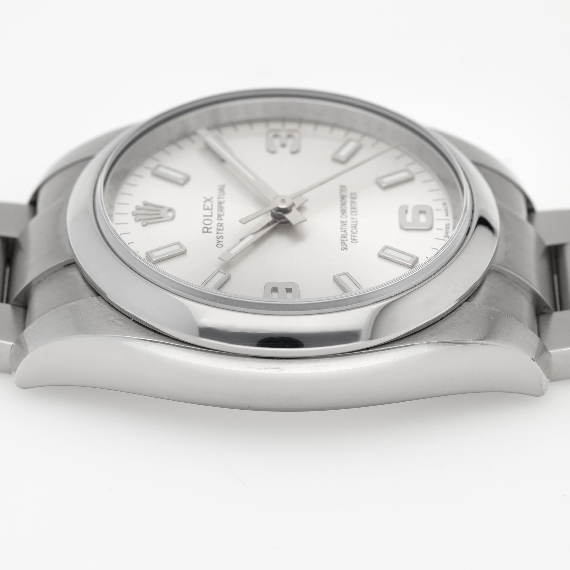 Rolex Oyster Perpetual 114200 Silver Explorer Dial 