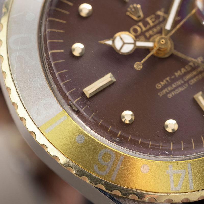 Rolex GMT-Master Matte Brown Nipple Dial Root Beer ref 1675 