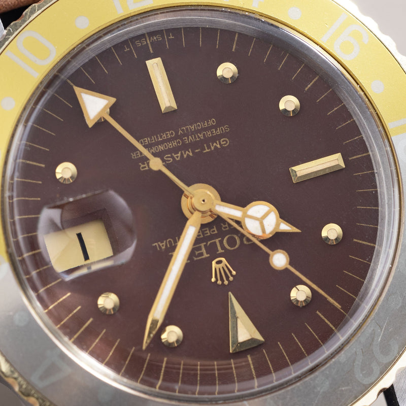 Rolex GMT-Master Matte Brown Nipple Dial Root Beer ref 1675 