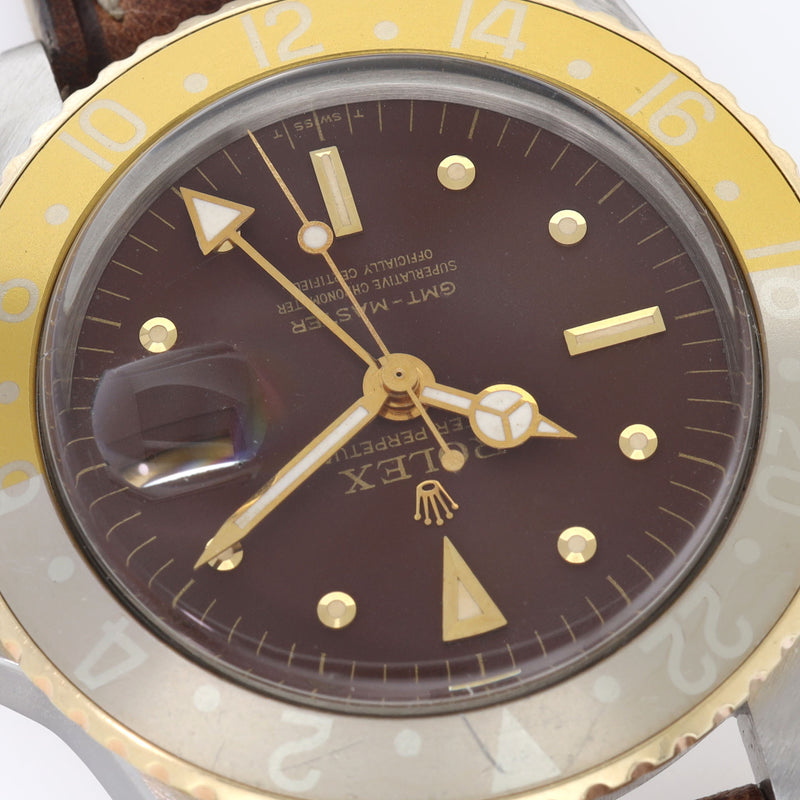 Rolex GMT-Master Matte Brown Nipple Dial Root Beer ref 1675 