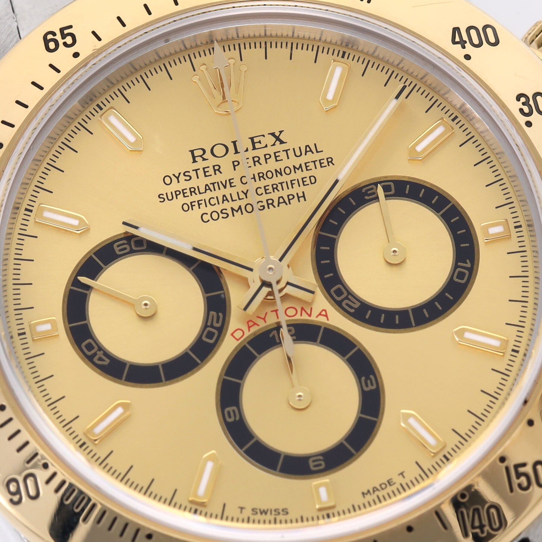 Rolex Cosmograph Daytona 16523 Steel and Gold Champagne Dial