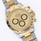 Rolex Cosmograph Daytona 16523 Steel and Gold Champagne Dial