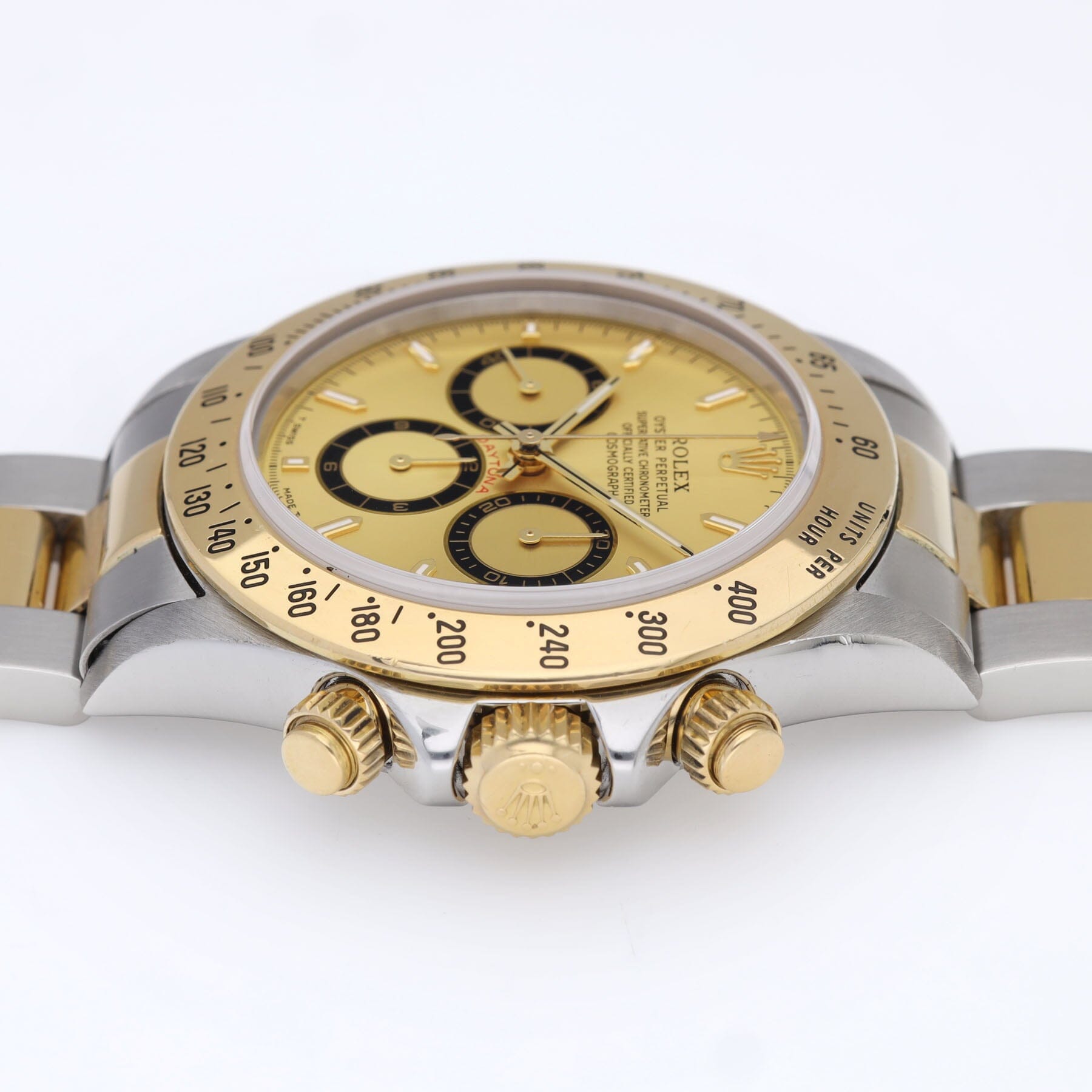 Rolex Cosmograph Daytona 16523 Steel and Gold Champagne Dial