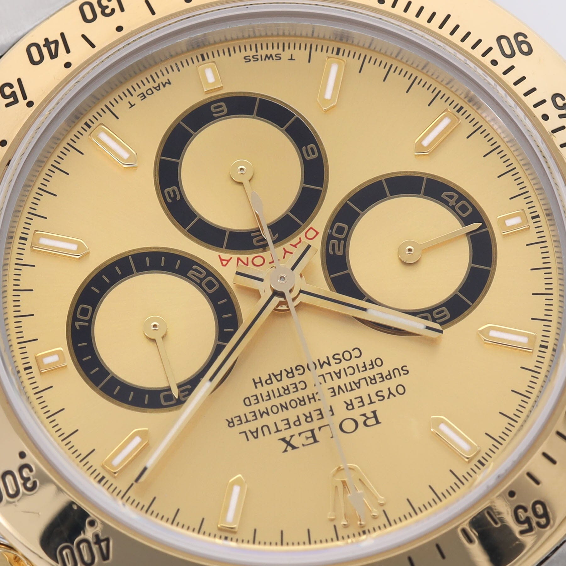 Rolex Cosmograph Daytona 16523 Steel and Gold Champagne Dial