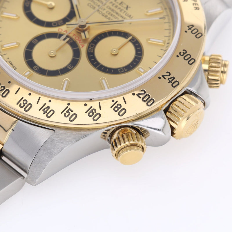 Rolex Cosmograph Daytona 16523 Steel and Gold Champagne Dial