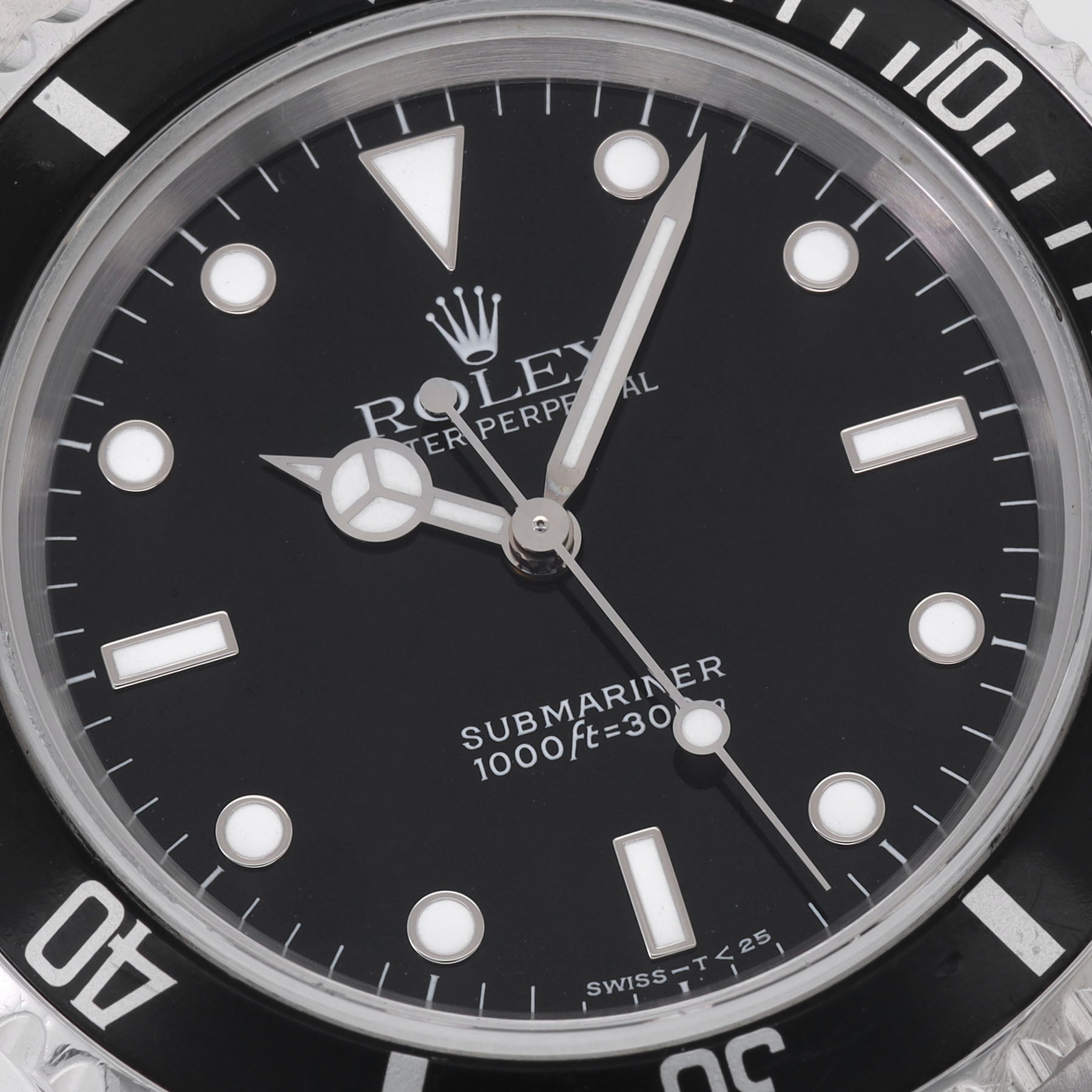 Rolex Submariner 14060 Two Line Tritium Dial