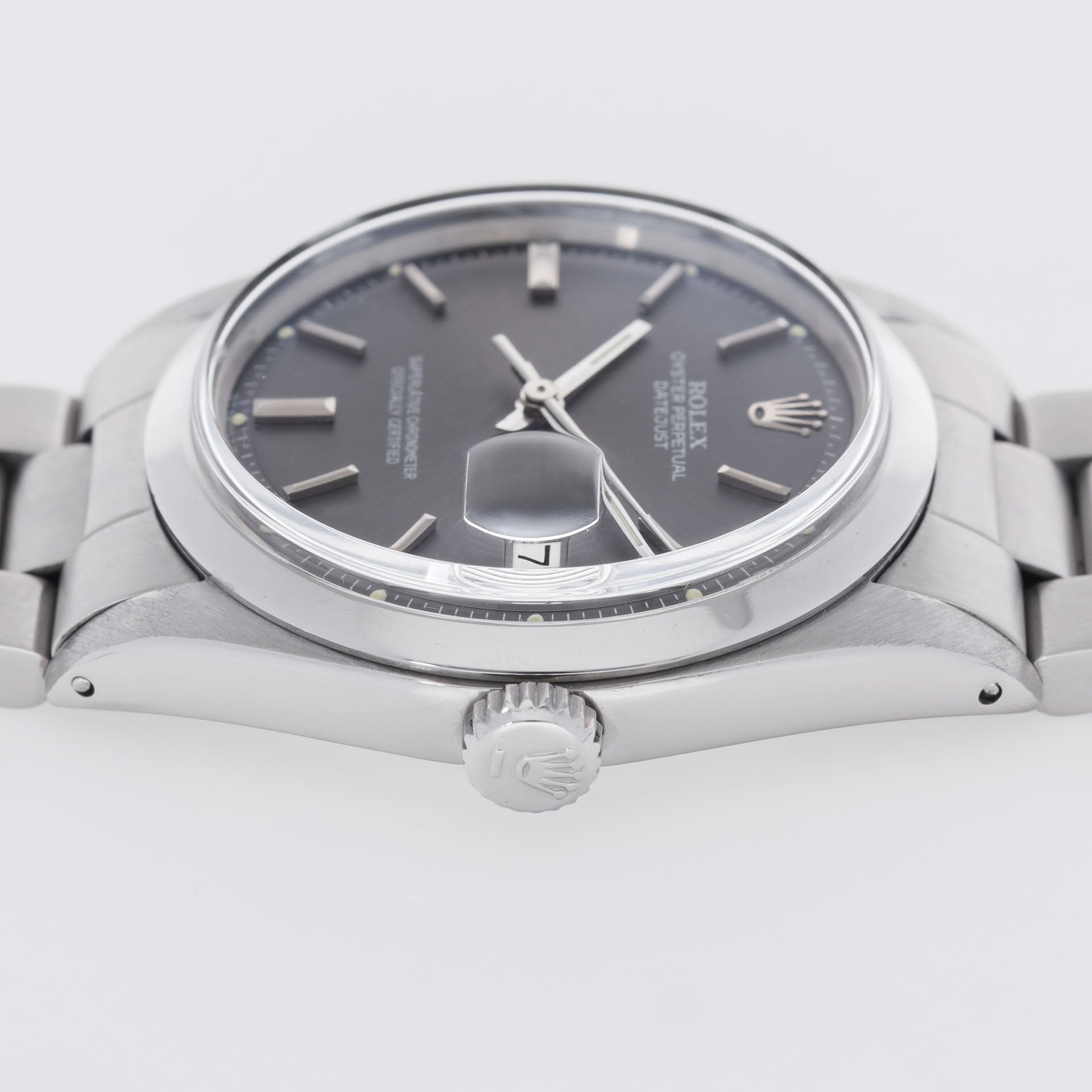 Rolex Datejust ref 1600 Grey Sigma Dial with Punched Papers