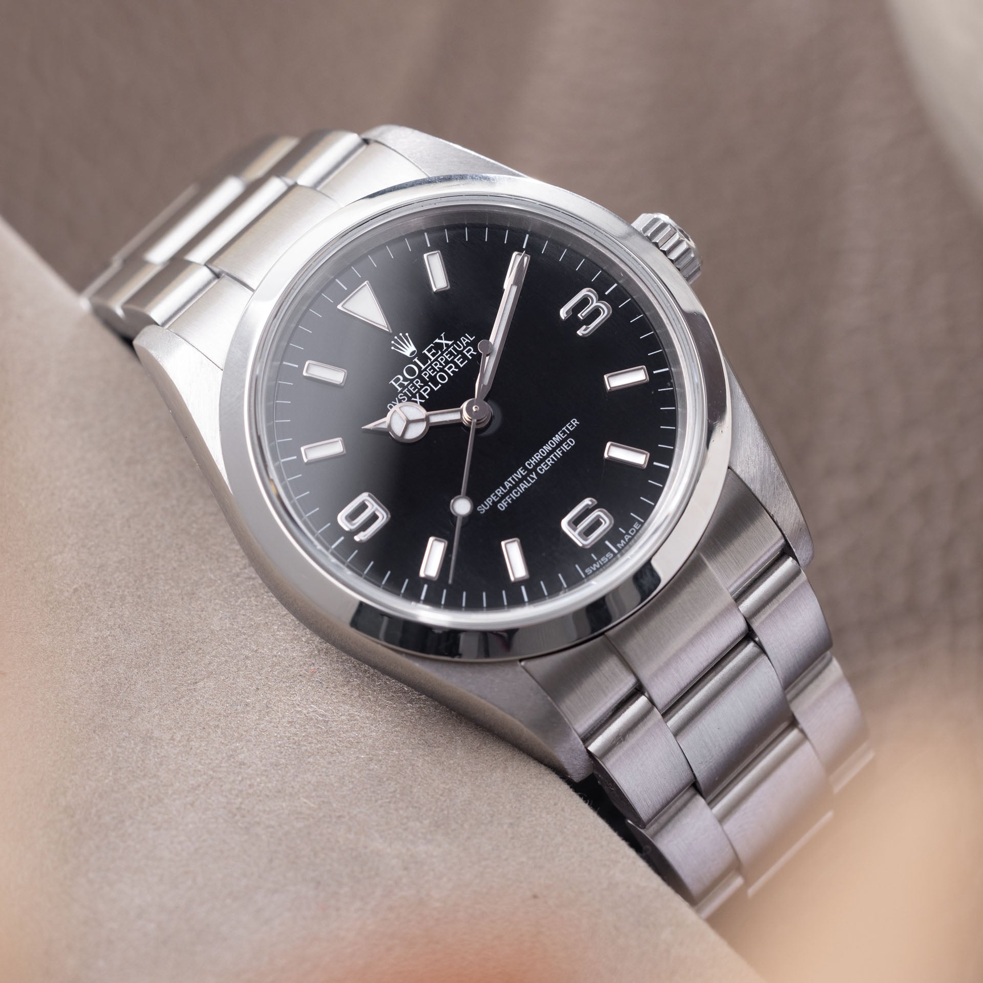 Rolex Explorer 114270 ‘Swiss Made’ Dial Box and Papers