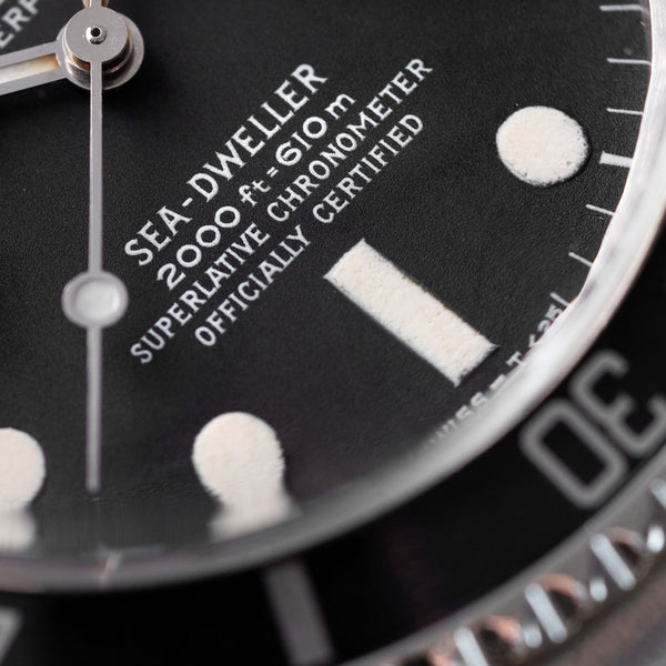 Rolex Seadweller 1665 Mk 1 ‘Great White’ Dial