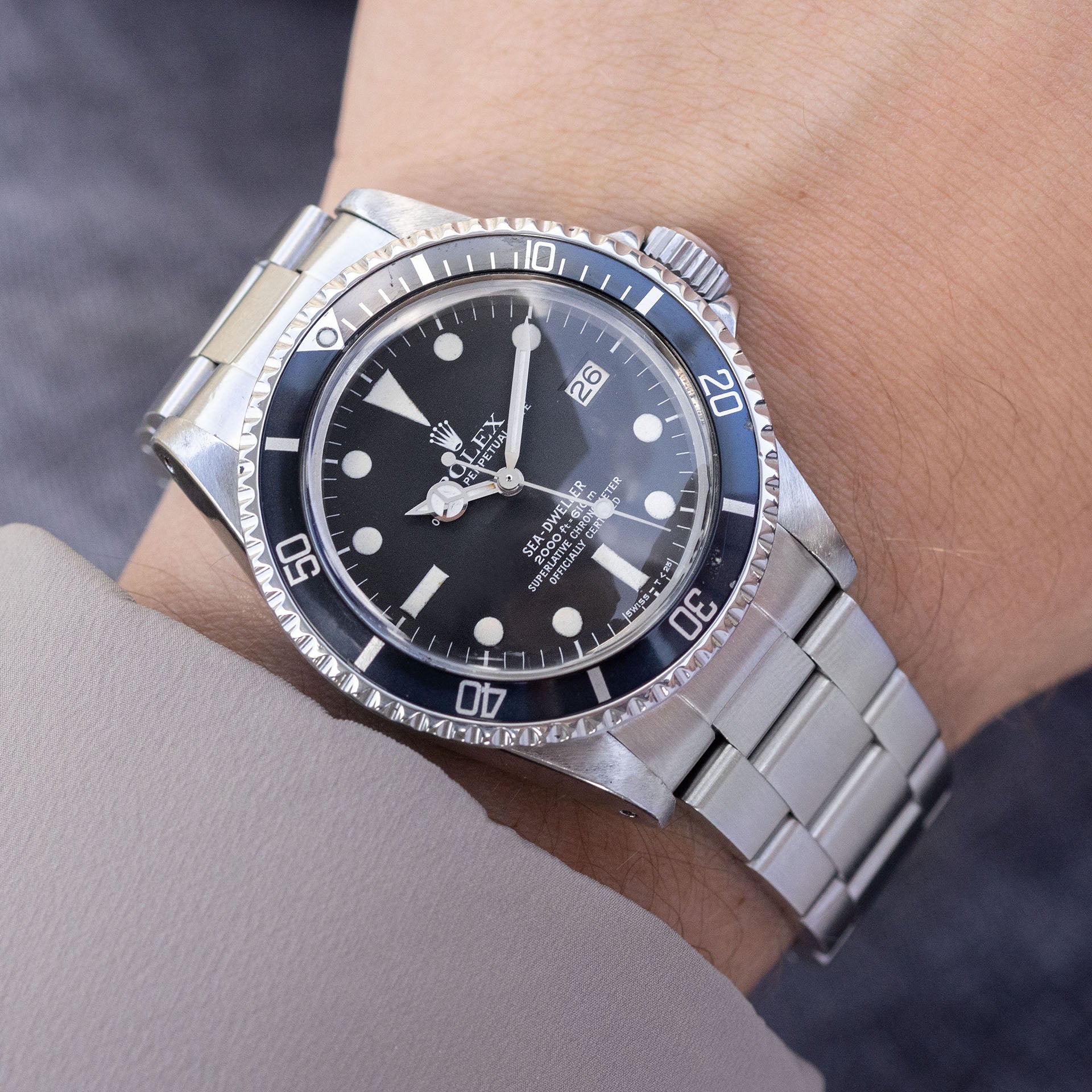 Rolex Seadweller 1665 Mk 1 Great White Dial