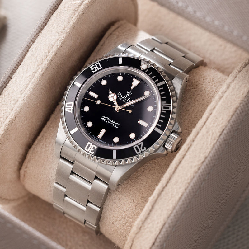 Rolex Submariner 14060M Two-Line Dial Box and Papers Bulang and Sons