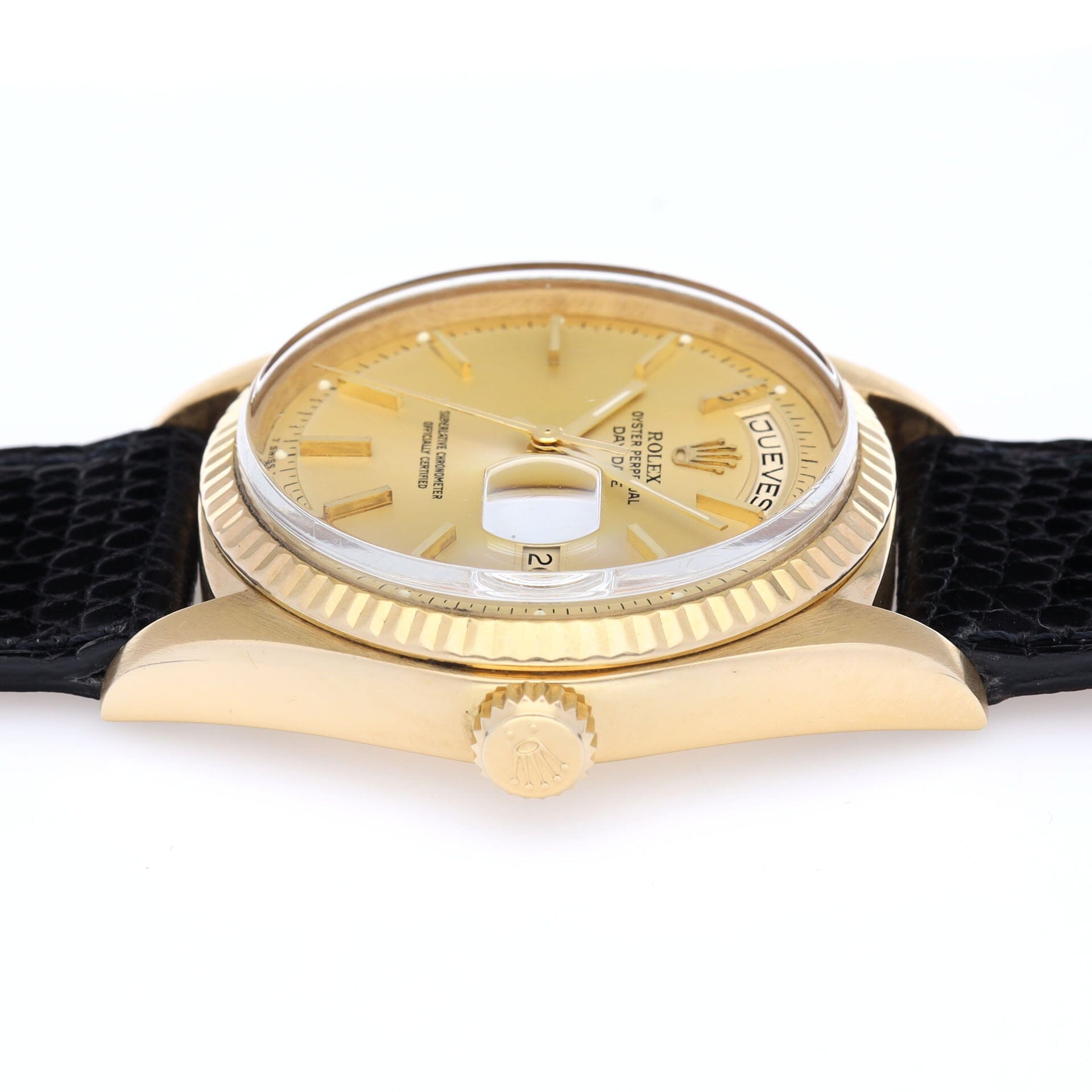 Rolex Day-Date 1803 Yellow Gold Champagne Pie-Pan Dial