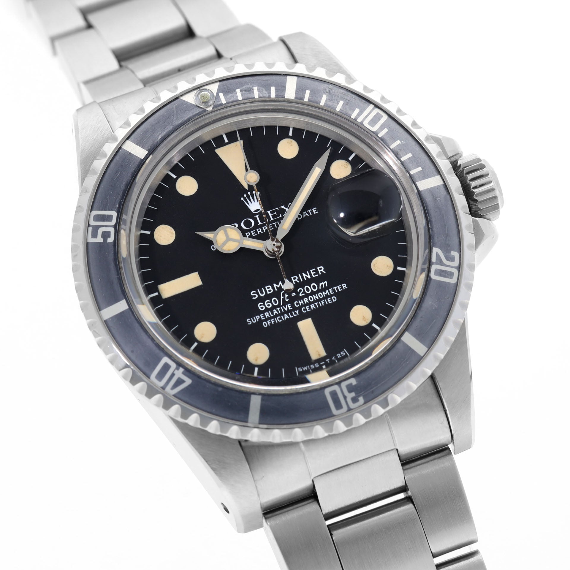 Rolex Submariner Date 1680 Mk2 Dial Box and Papers