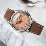 Pecan Brown Leather Watch Strap