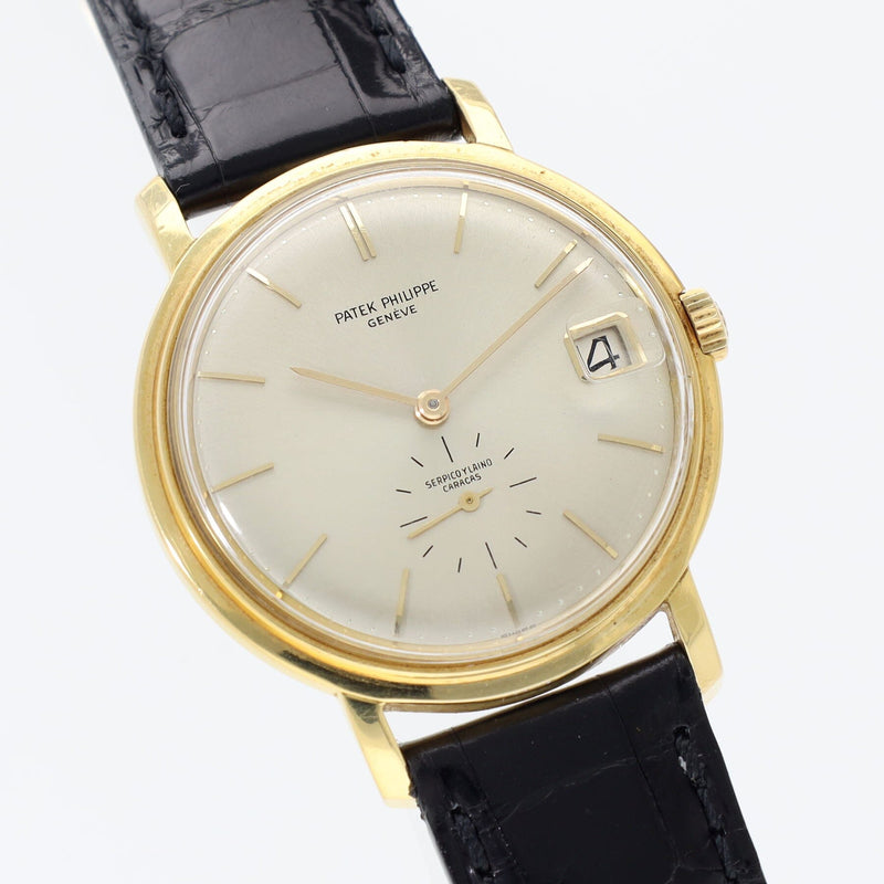 Patek Philippe Calatrava 3445 Double Signed Serpico y Laino with Paper ...