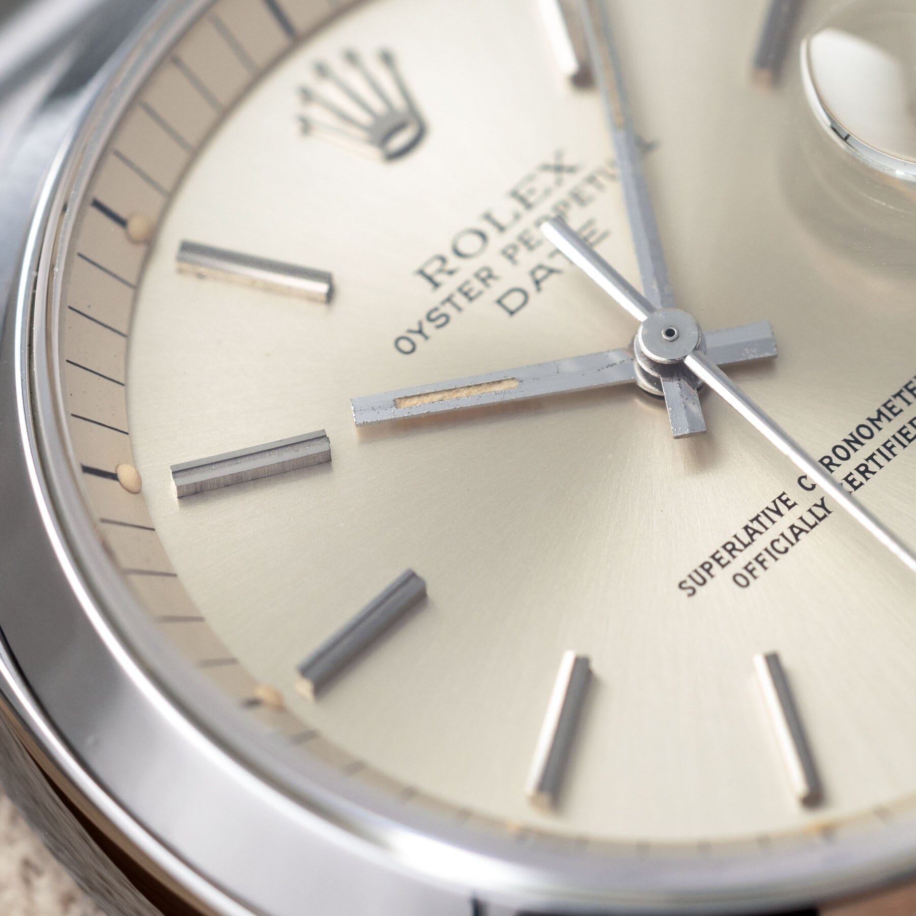 Rolex Date Ref 1530 Silver Dial