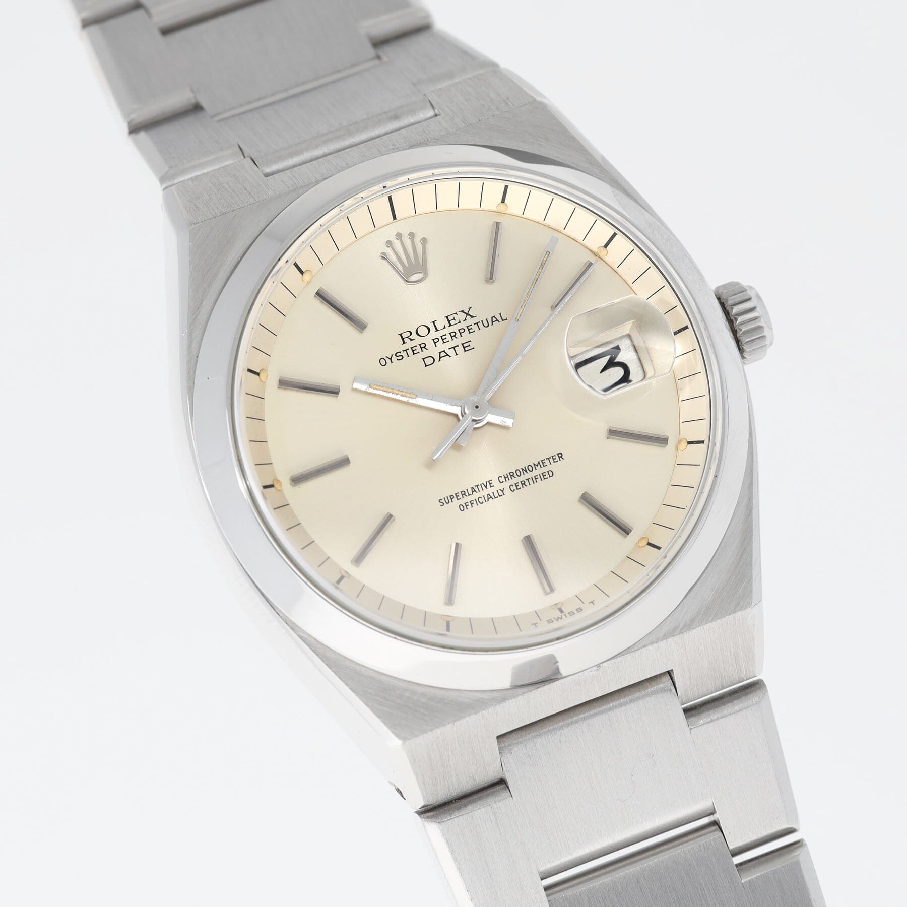 Rolex Date Ref 1530 Silver Dial