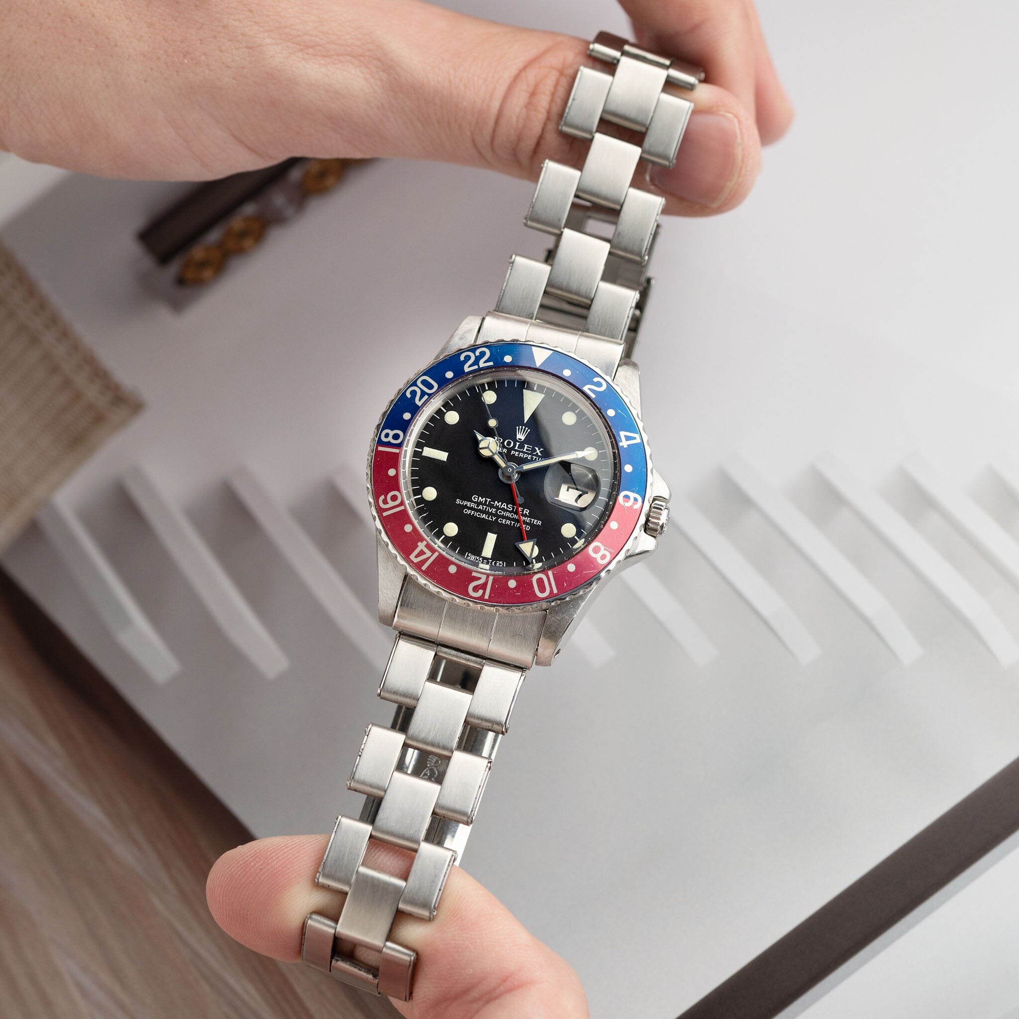 Rolex GMT-Master 1675 Long E Zinc -Sulfide Dial