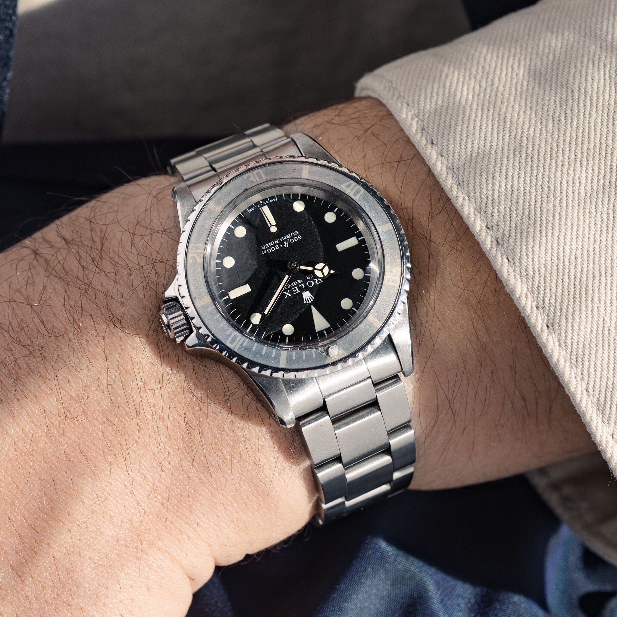 Rolex Submariner 5513 Non Serif Dial Ghost Bezel