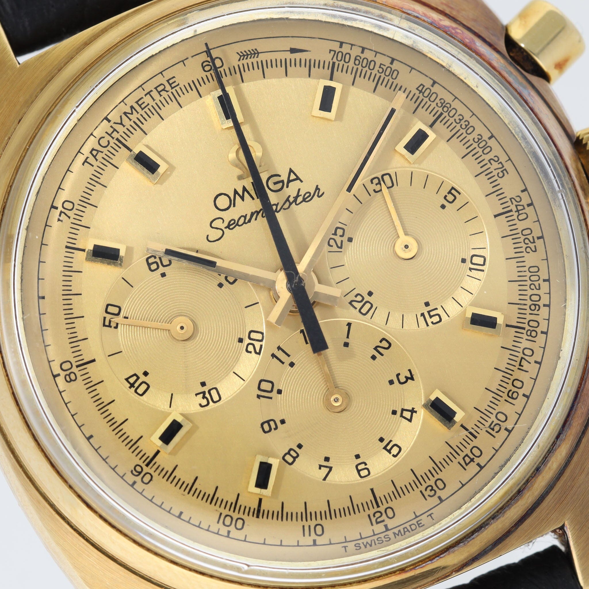 Omega Seamaster Chronograph 145.016 18kt Yellow Gold