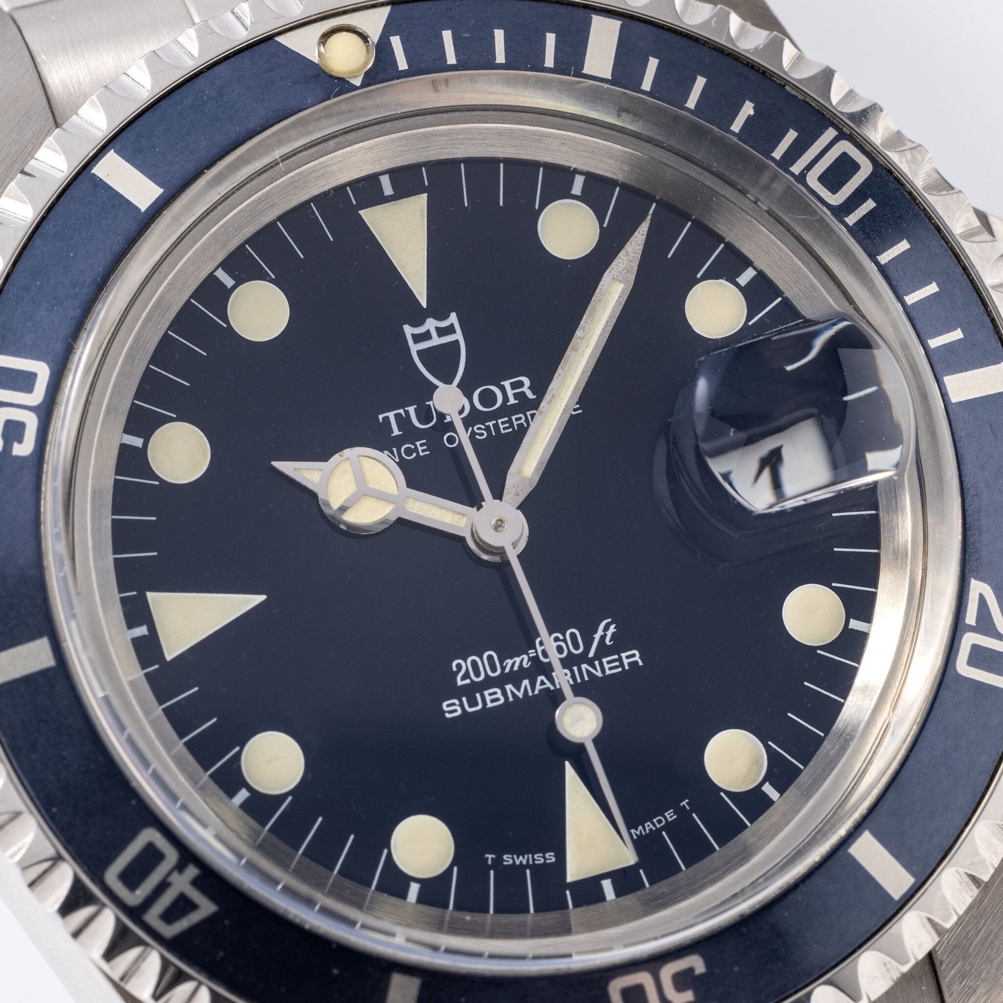 Tudor Submariner Date Blue Dial Ref 79090