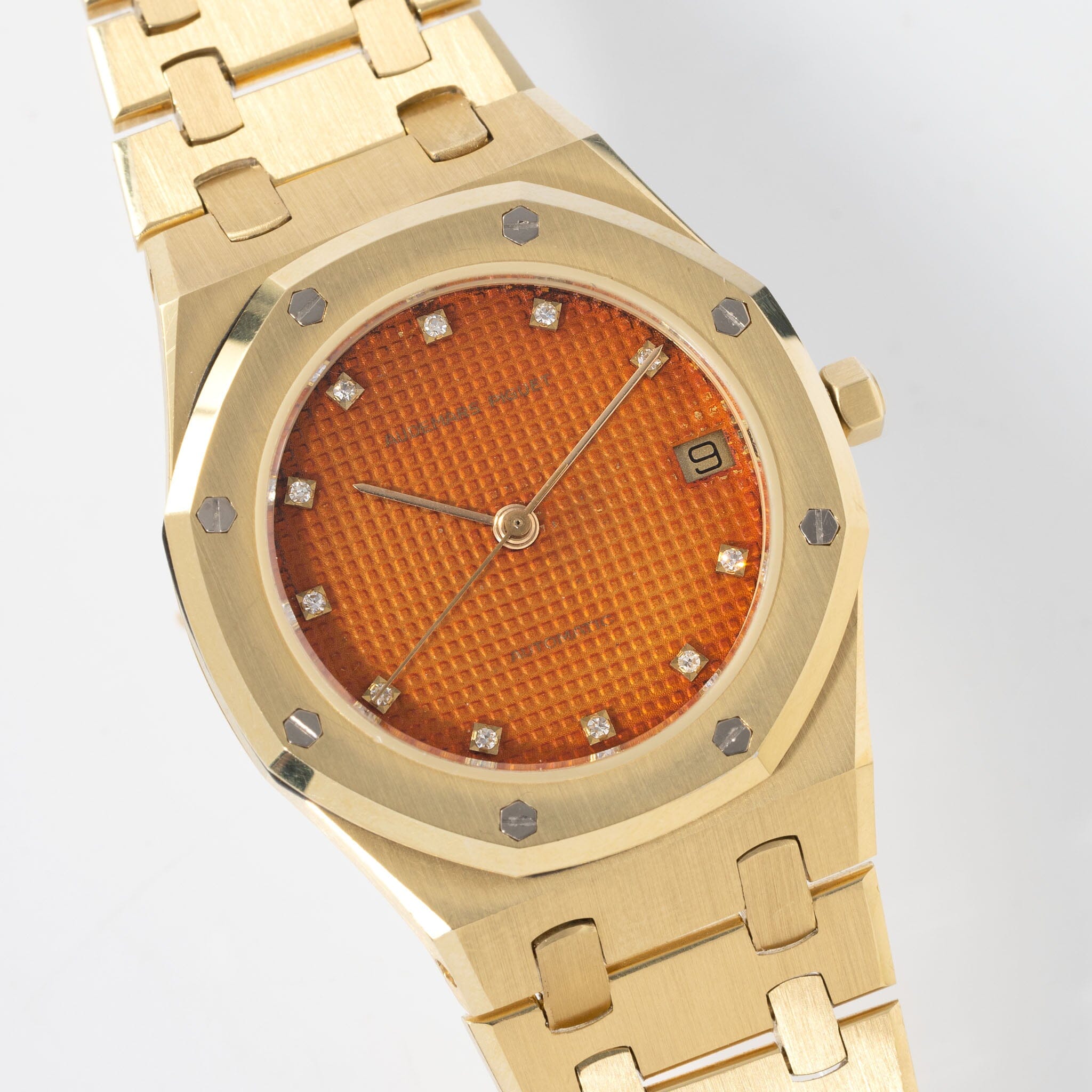 Audemars Piguet Royal Oak Yellow Gold Tropical Dial ref 4100BA