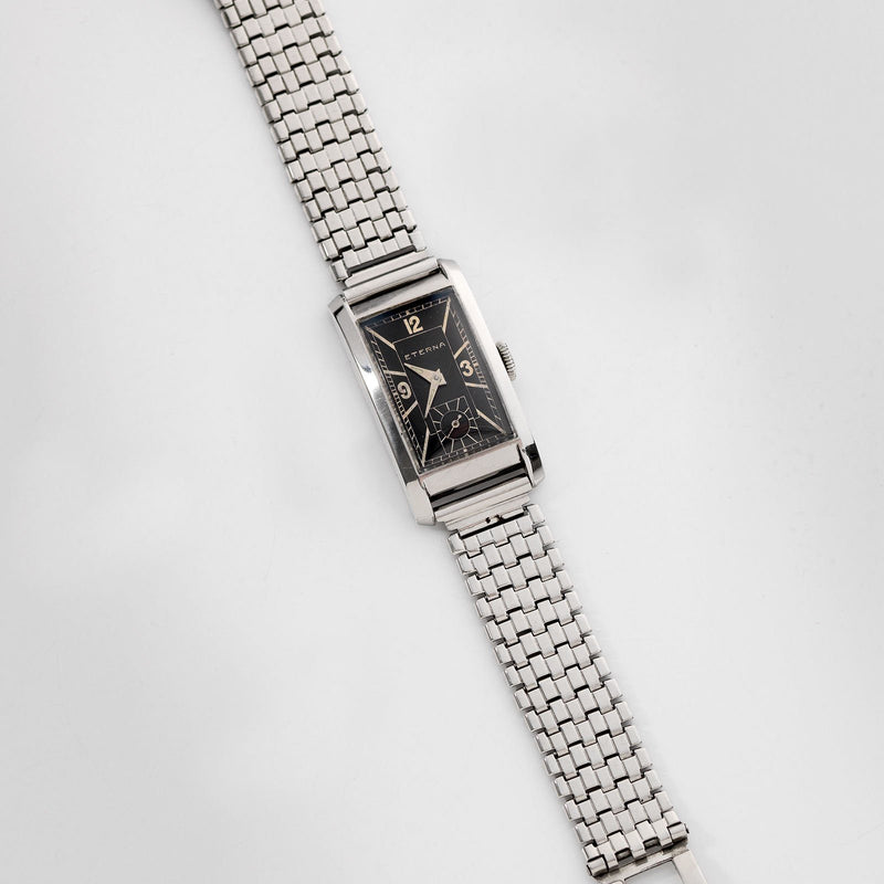 Eterna Steel Dress Watch 1940s