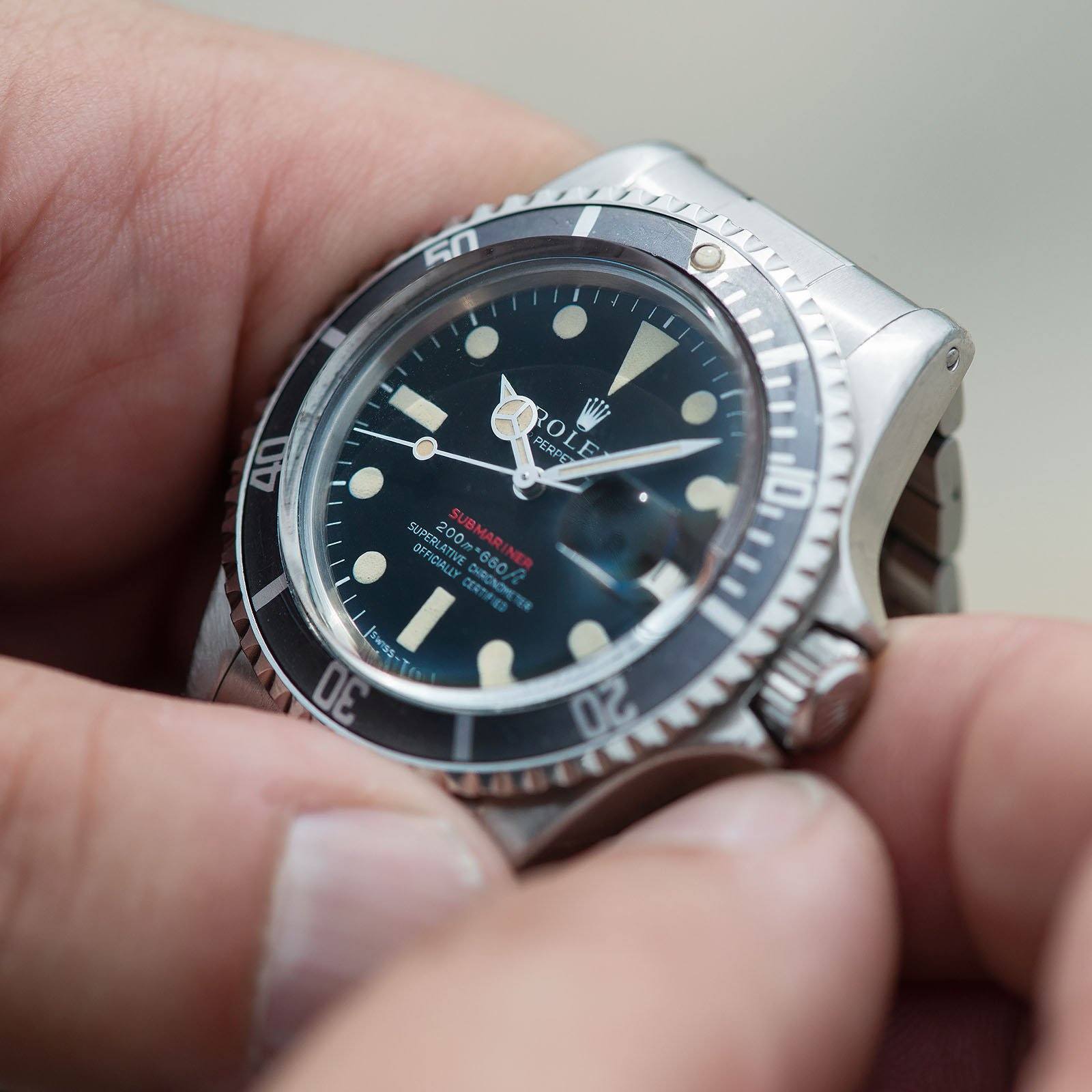 Rolex submariner shop red writing