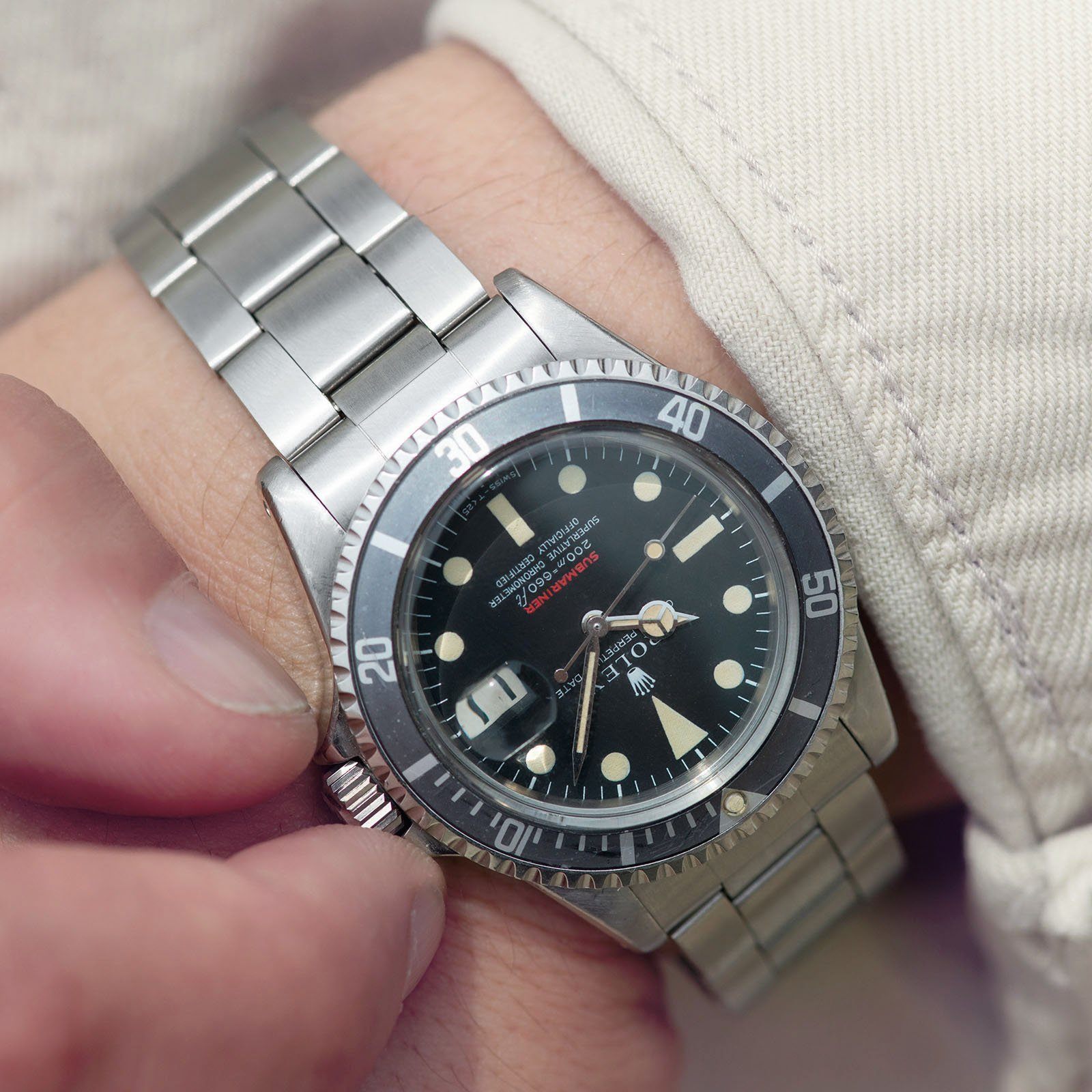 Rolex submariner red writing for sale new arrivals