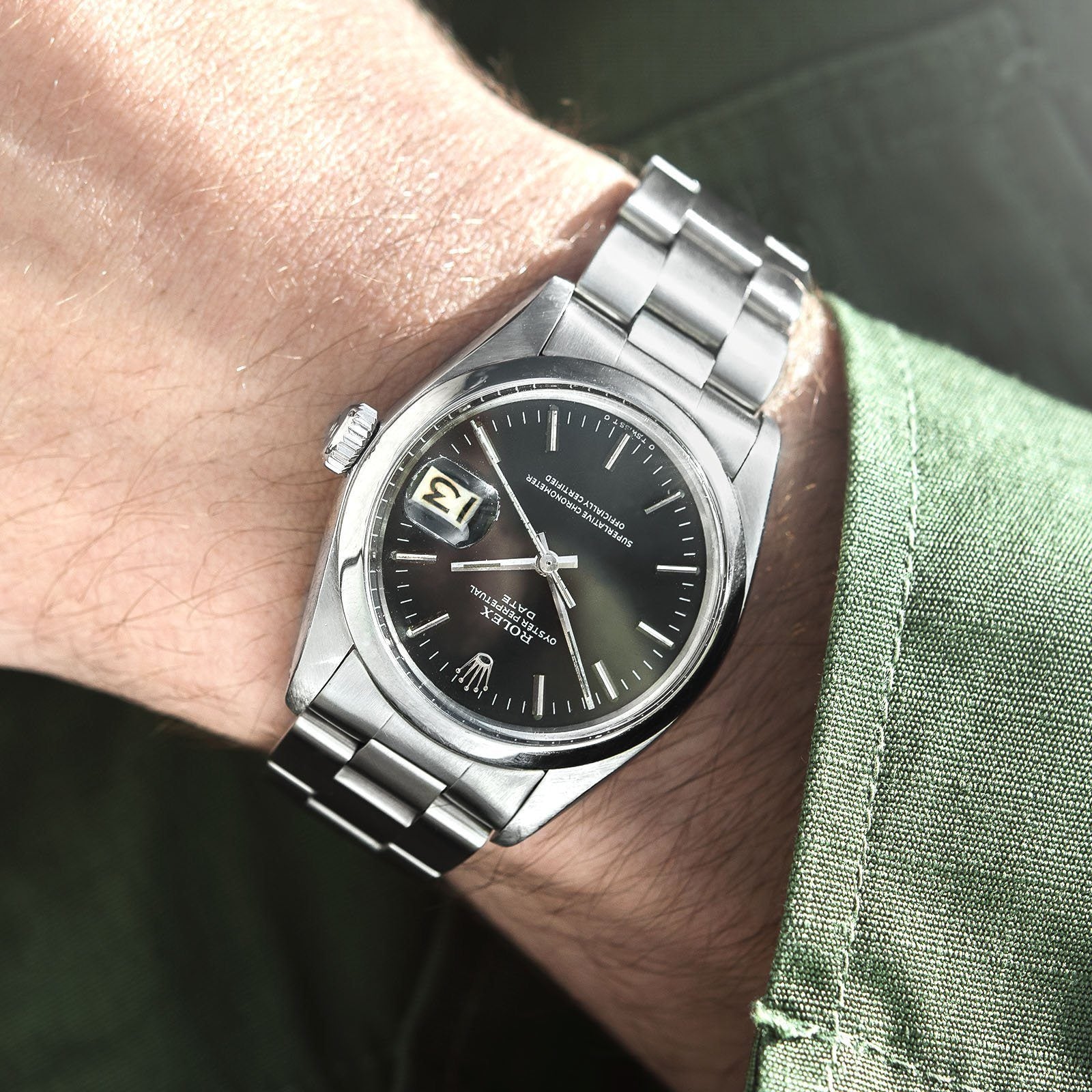 Rolex 1500 black dial sales