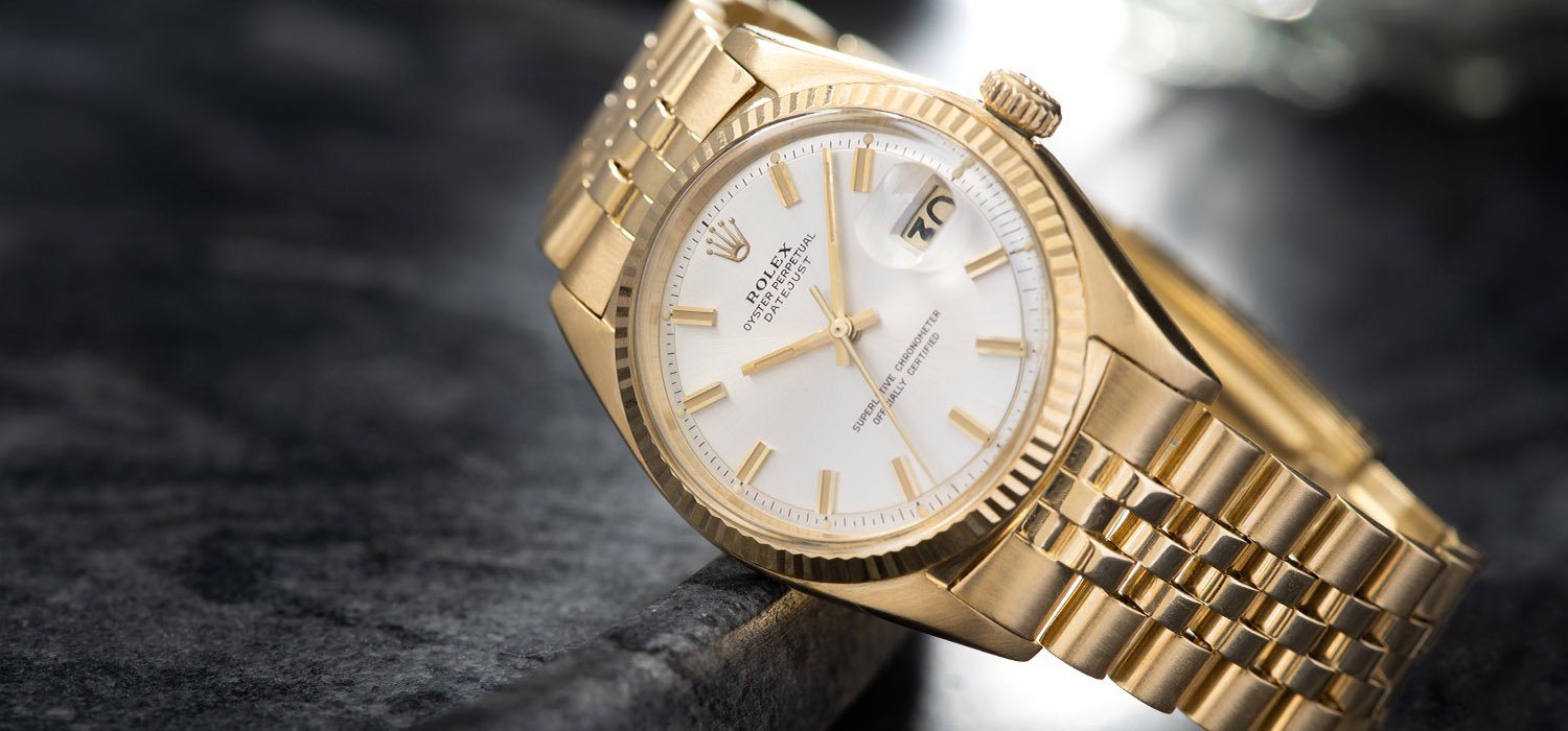 rolex datejust gold and silver
