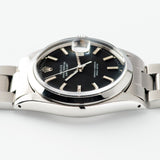 Rolex Datejust Black Pie Pan Dial Reference 1600 