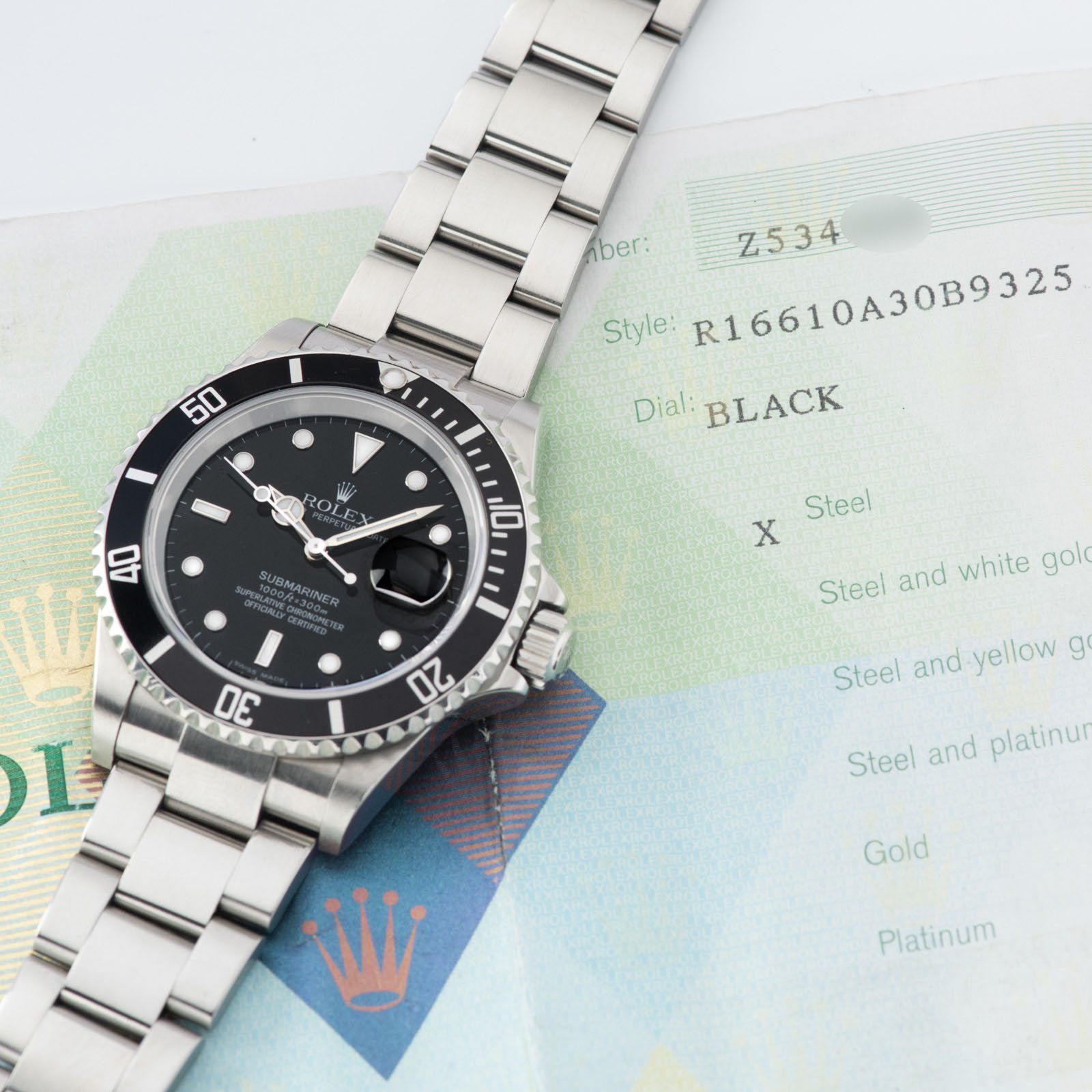 Rolex submariner outlet 16610 rrr