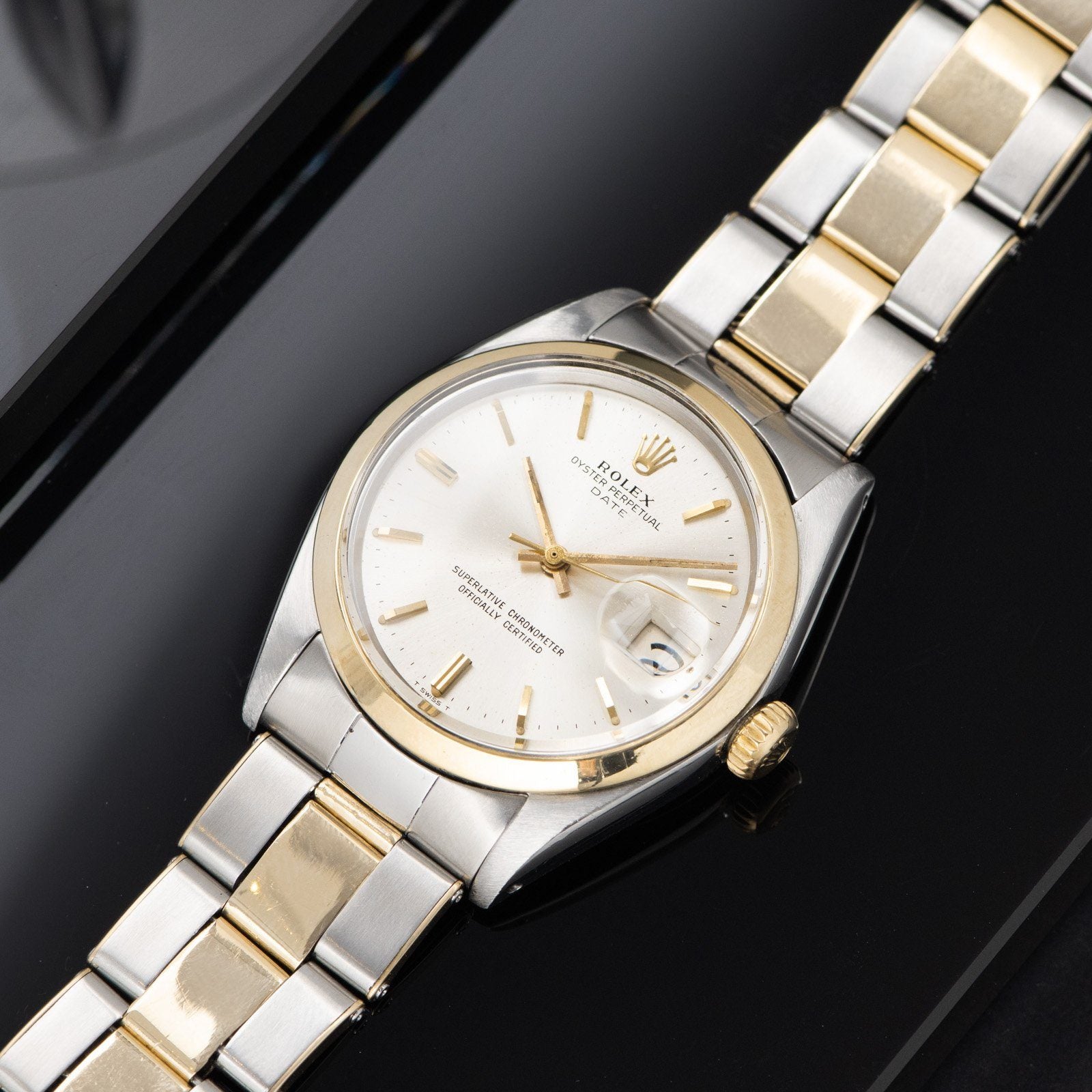 Rolex Oyster Perpetual Date Two-Tone Ref 1500 