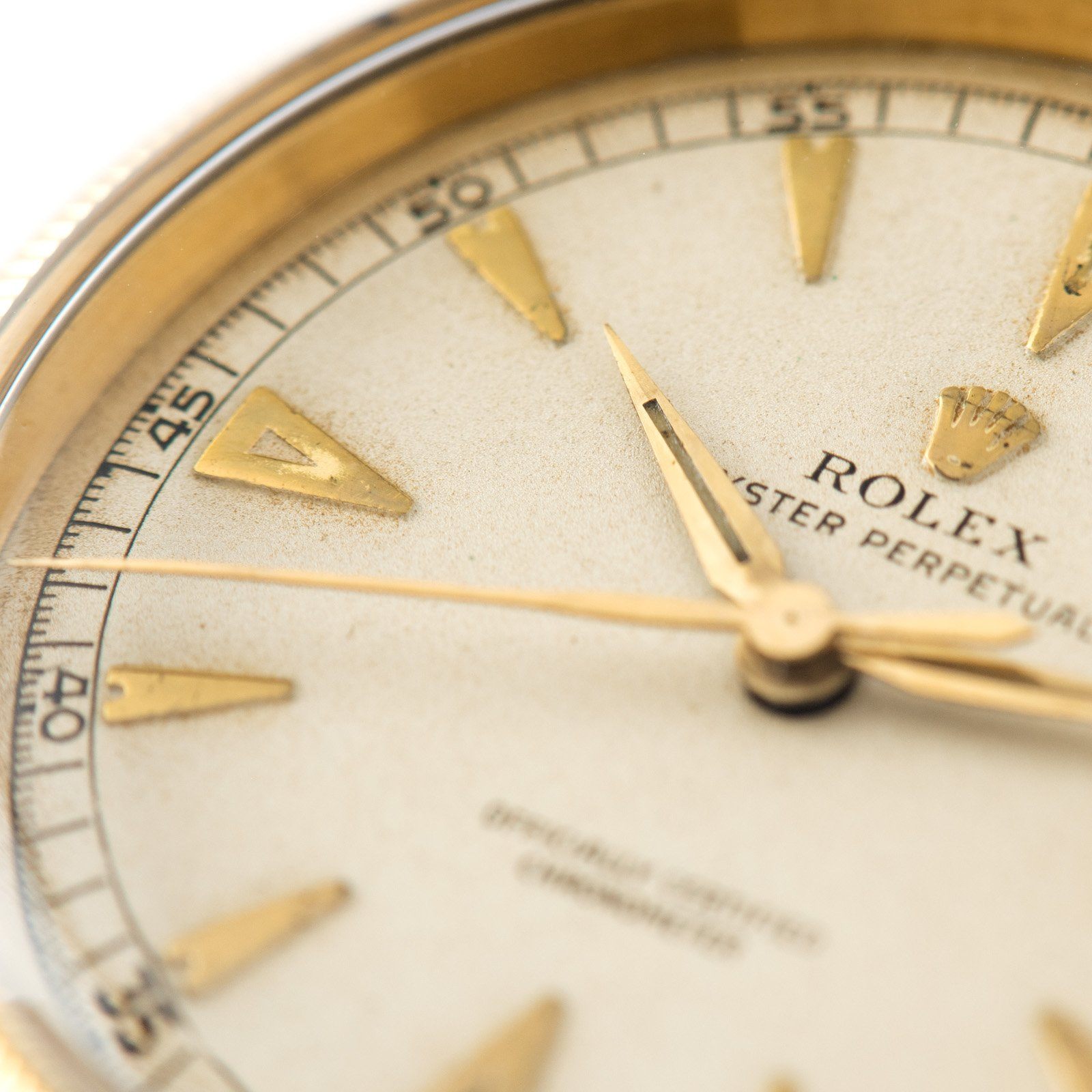 Rolex Ovettone Datejust Yellow Gold Reference 6155