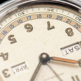 Movado Calendamatic Triple Date Calendar Watch  