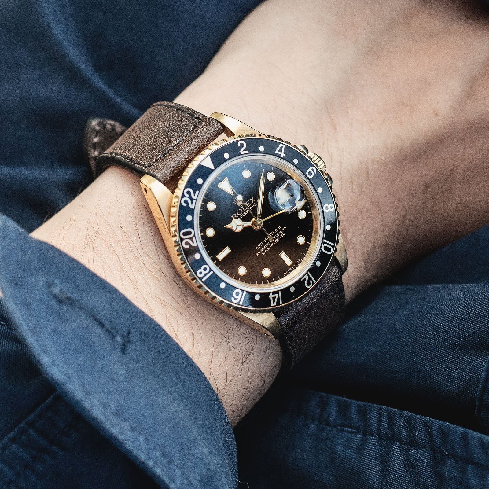 Rolex 16718 GMT Master 2 Black Dial