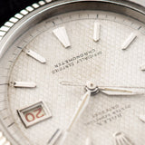 Rolex Datejust Ovettone White Honeycomb Dial 6306