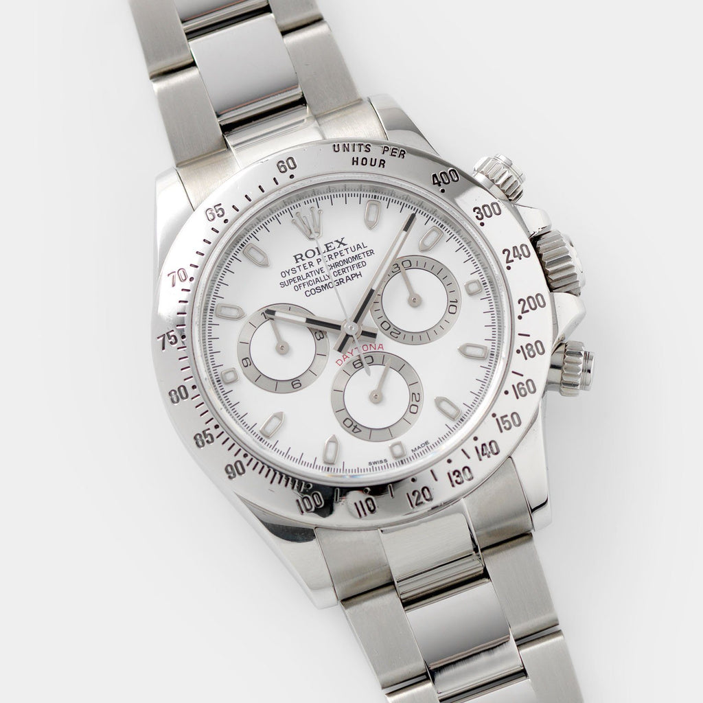 Rolex Steel 116520 White Dial – Bulang Sons