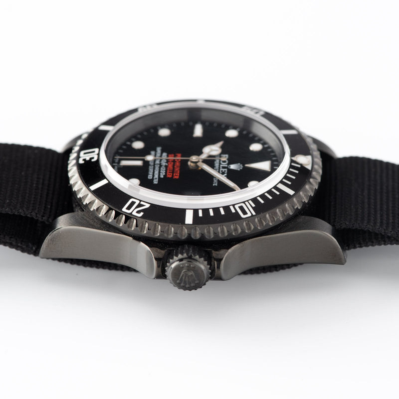 Rolex Pro Hunter Seadweller Reference 16600 Black DLC Coated