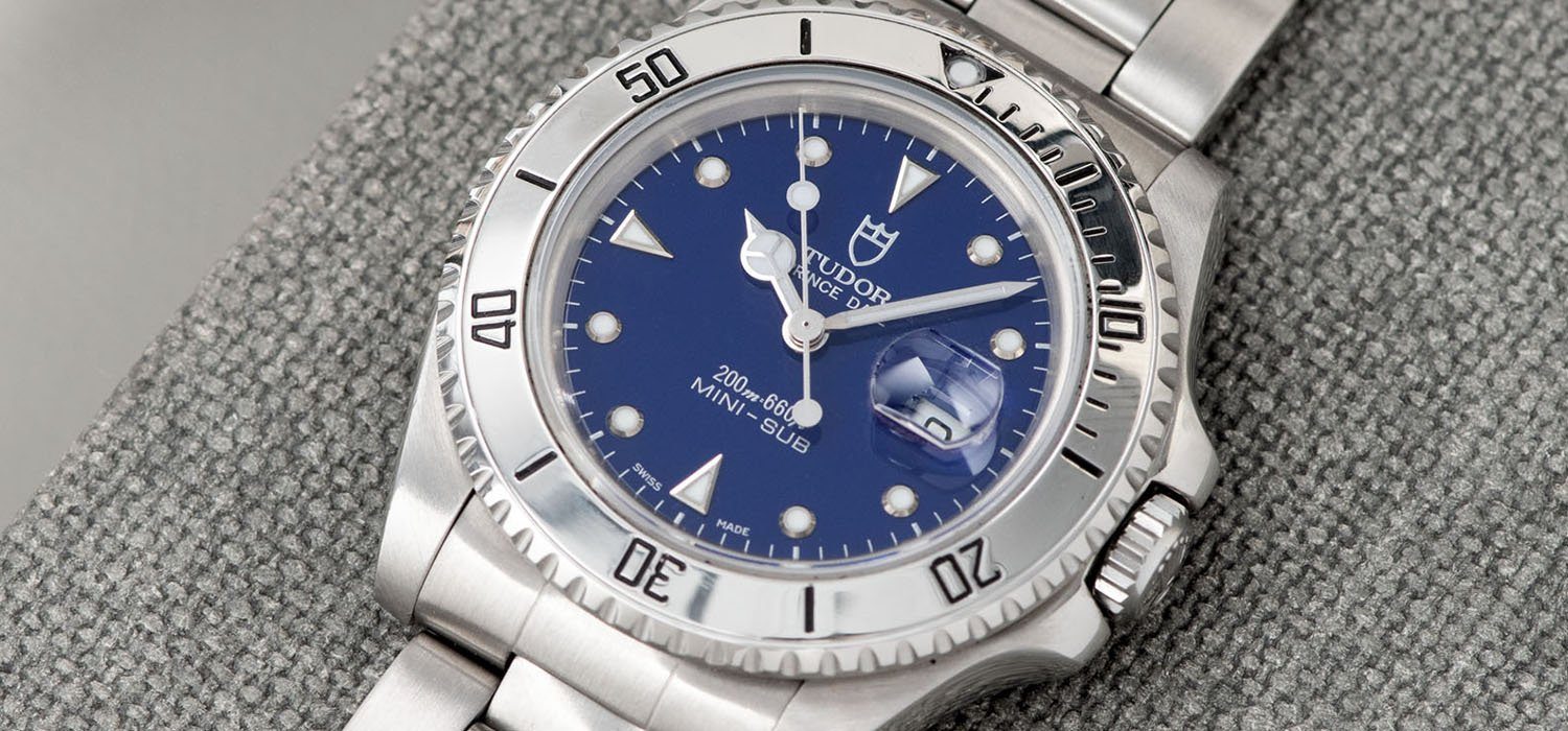 Tudor Submariner Prince Date Gloss Blue Dial Reference 73190